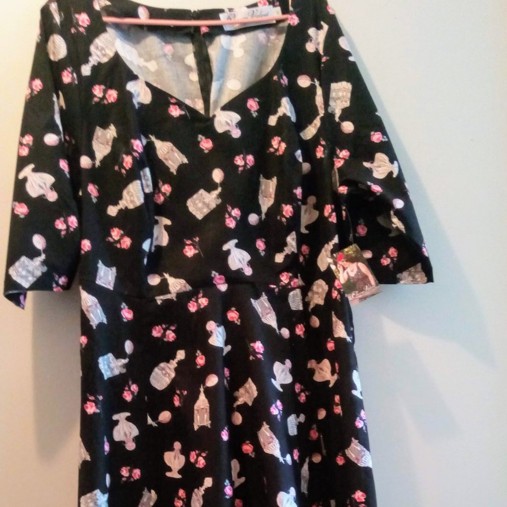 Cherry Velvet "Marlene Heaven scent" Dress SZ 3X